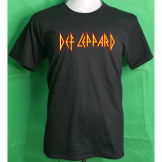 เสื้อยืด พิมพ์ลาย DEF LEPPARD ROCK BAND