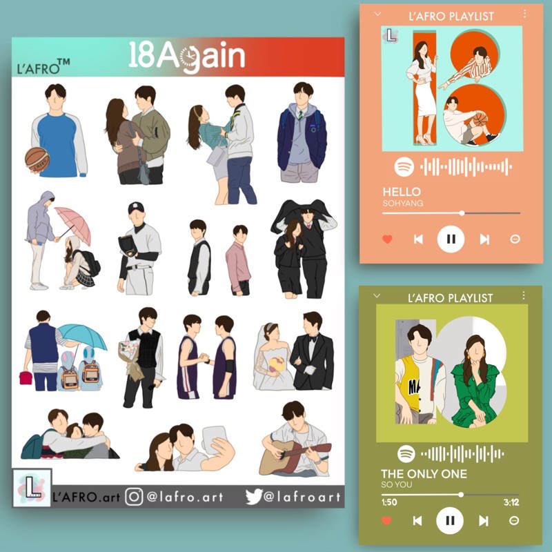 18 Again Collection 🕓 Stickers/Cards