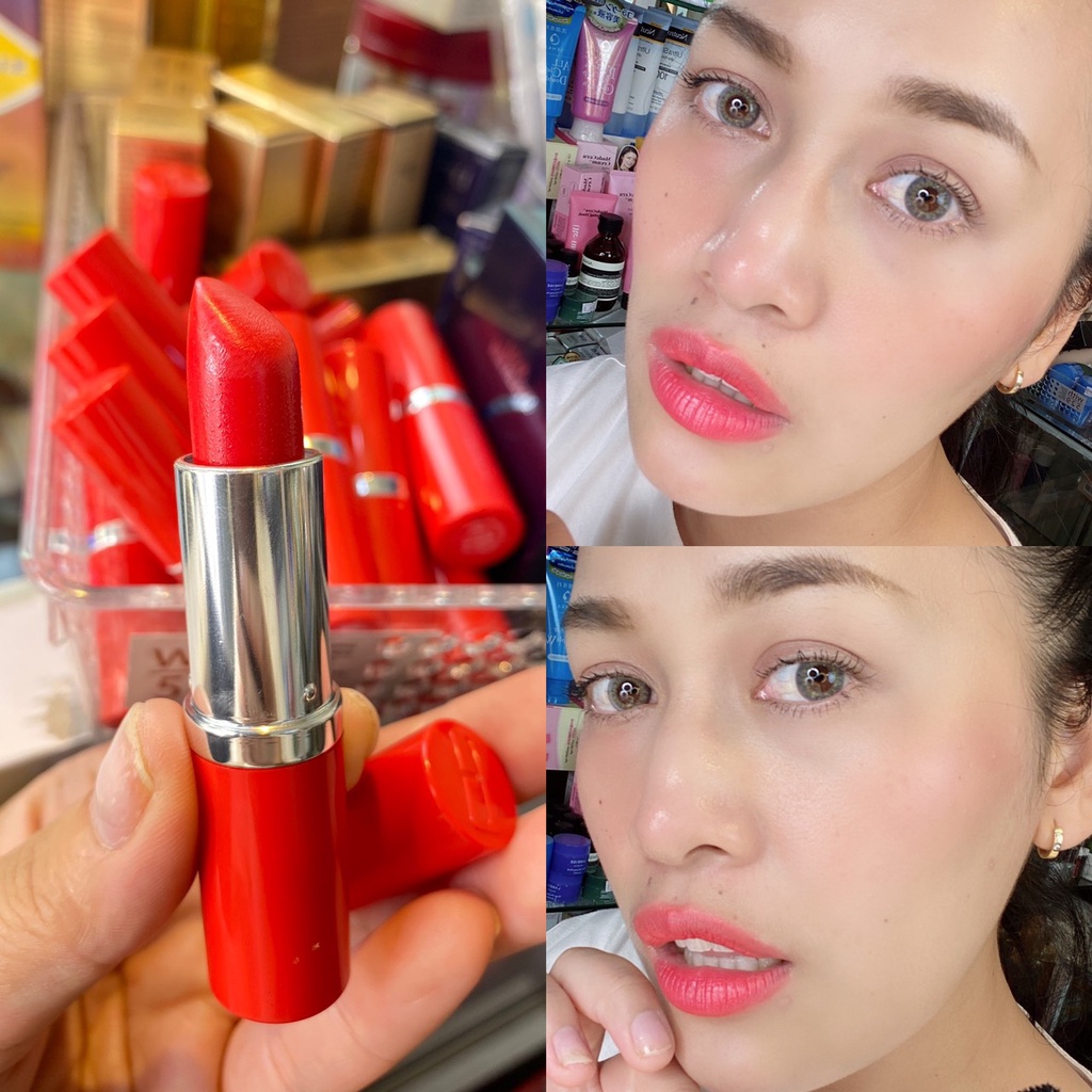 Beauty-Siam แท้ทั้งร้าน !! ลิปสติก CLINIQUE POPPY POP LIP COLOR PRIMER#06 POPPY POP