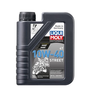 น้ำมันเครื่องมอเตอร์ไซค์ LIQUI MOLY  4T 10W – 40 ขนาด 1 ลิตร