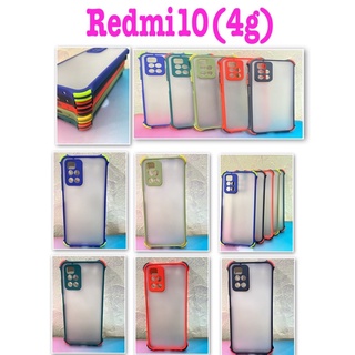 Redmi10(4g)✨พร้​อมส่งใน🇹🇭✨(5สี)เคสขอบนิ่มหลังแข็งขุ่นคลุมกล้องFor Redmi 10(4g)