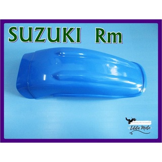 SUZUKI RM100 RM125 RM250 RM400 2610RMW REAR FENDER PLASTIC "BLUE" // บังโคลนหลังซูซูกิอาร์เอ็ม บังโคลนหลัง สีน้ำเงิน