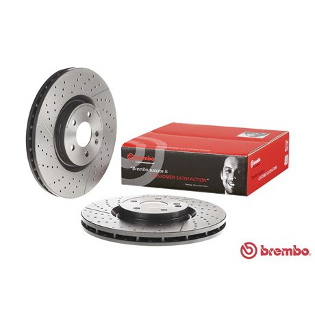 จานเบรคหน้า BENZ A-CLASS W176 A45 AMG CLA C117 X117 45AMG GLA-CLASS GLA45 AMG 2013- 350MM /ชิ้น