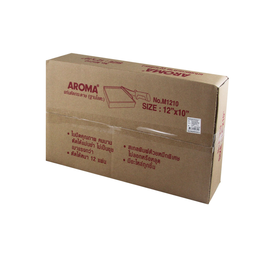 AROMA แท่นตัดกระดาษขนาด 12x10 นิ้ว ฐานโลหะ M1210 รูปที่ 3