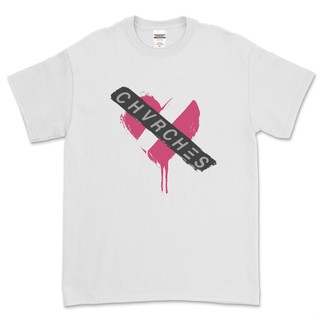 เสื้อยืด พิมพ์ลาย Chvrches LOVE IS DEAD