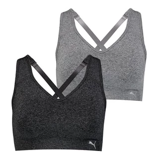 PUMA Seamless Sports Bra สปอร์ตบราไร้ตะเข็บ ผ้านุ่ม ยืด ใส่สบาย สายสามารถไขว้ได้ 2 แบบ 🇺🇸💯