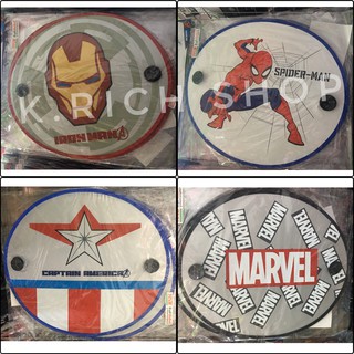 ม่านบังแดดกระจกด้านข้างรถยนต์ กันรังสี UV. #IRON MAN#SPIDER-MAN#CAPTAIN AMERICA#MARVEL แพ๊คคู