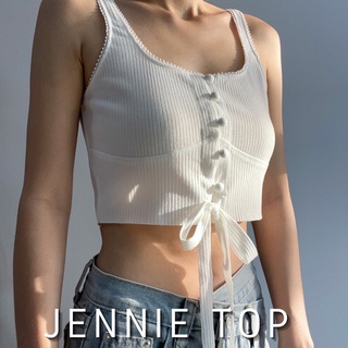 HAJIN.CO - JENNIE TOP (เสื้อกล้าม, เสื้อกล้ามครอป)