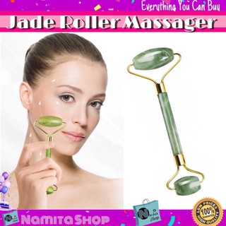 Jade Roller Massager ลูกกลิ้งนวดหน้า หินหยกนวดหน้า ลูกกลิ้ง นวดหน้า