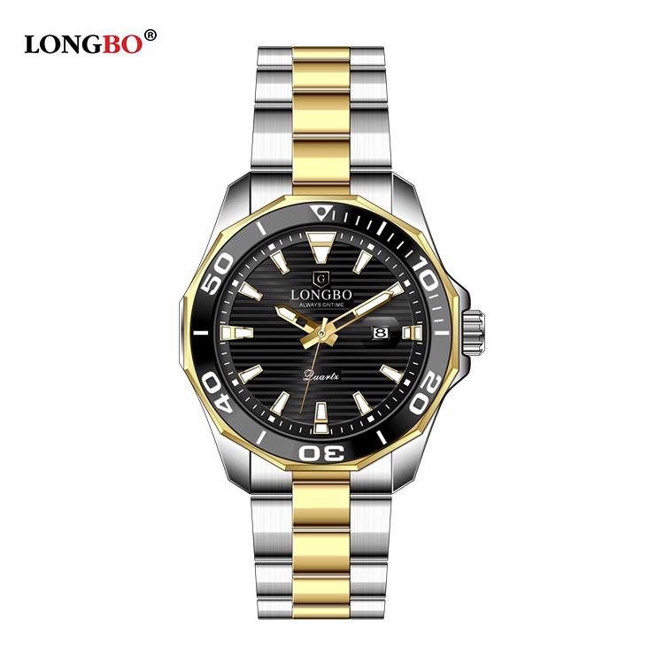 Longbo 80512 นาฬิกาควอตซ์ สำหรับผู้ชาย ของแท้ 100%
