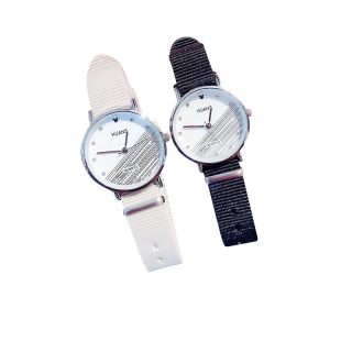 ส่งไวจากไทย[พร้อมส่งของอยู่ไทย]นาฬิกาข้อมือผู้หญิงระบบควอทซ์อะนาล็อกแบบสบาย ๆ พร้อมสายไนล่อนเก๋ไก๋สำหรับแฟชั่นสตรี:2,blue