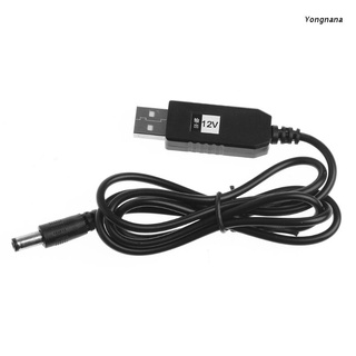 Yoga Usb Dc 5V To Dc 12V 2.1X5.5มม.Male Step-Up อะแดปเตอร์แปลงสายเคเบิ้ลสําหรับ Router