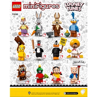 71030 : LEGO Minifigures Looney Tunes (สินค้าถูกแพ็คอยู่ในซอง)