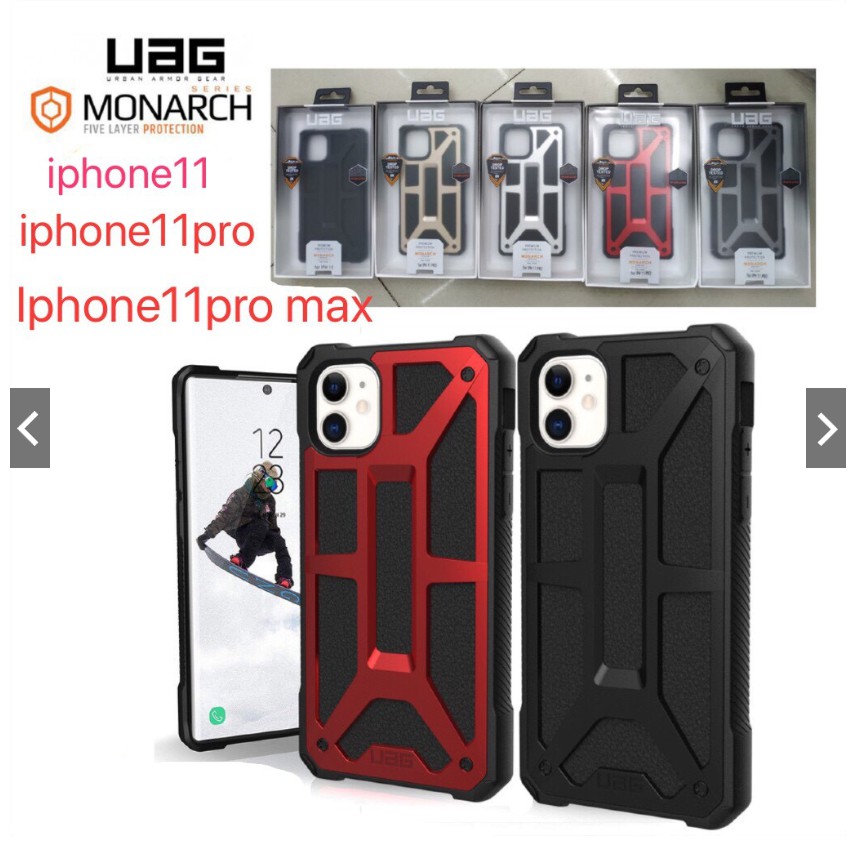 UAG เคส iPhone 11/11 Pro/11 Pro Max เคสกันกระแทก UAG iPhone 11/11 Pro/11Pro Max Monarch Feather-Light Rugged iPhone Case