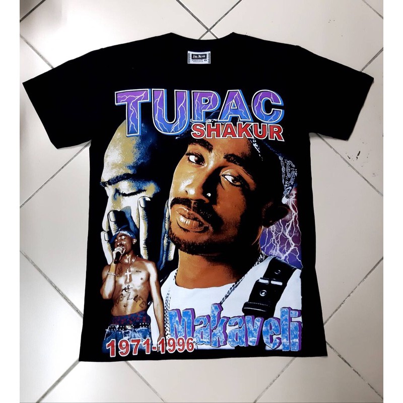 เสื้อวง 2Pac Hip Hop T-shirt เสื้อยืด 2Pac Tupac Rapper - burassakorn ...