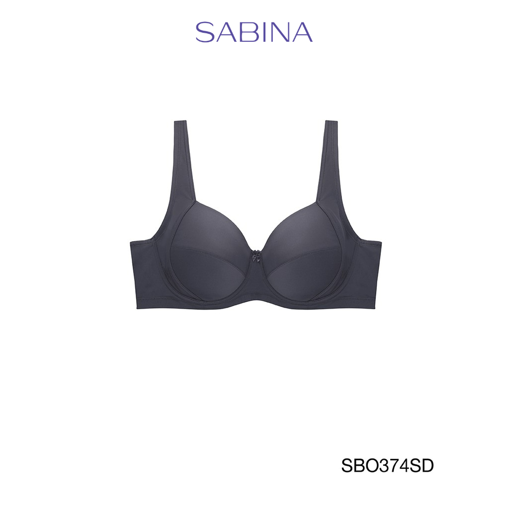 Sabina เสื้อชั้นใน  (มีโครง)  Function Bra รหัส SBO374SD สีเทาเข้ม