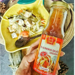 Chefs Choice : Thai Papaya Salad Dressing น้ำปรุงรสส้มตำ มังสวิรัติ ขนาด 150ml