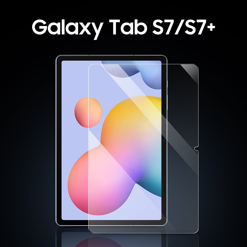 กระจกนิรภัยสำหรับ Samsung Galaxy Tab S7/S8 S9 S7 Lite S7 FE S7 พลัส S7+/S8 พลัส 12.4" SM-T870 T870 T875 T730 T970 T975 ตัวป้องกันหน้าจอ