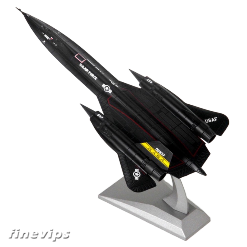 FinevipsMY 1144 Scale Diecast Reconnaissance Plane Model SR-71A ...
