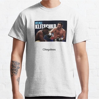 เสื้อยืดโอเวอร์ไซส์ใหม่ เสื้อยืดผ้าฝ้าย 100% พิมพ์ลาย Vitali Klitschko Njenfg72Pecleg56 วันหยุด สําหรับผู้ชาย XS-3XLS-3X