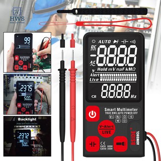 เครื่องวัดแรงดันไฟฟ้ามัลติมิเตอร์หน้าจอขนาดใหญ่ adms9cl