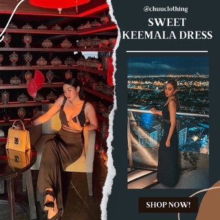 Sweet Keemala Maxidress ราคา 750 บาท  ลด30% เหลือ 525 บาท