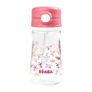 BEABA กระติกน้ำหัดดื่ม 350 ml Straw cup 350 ml - DARK PINK