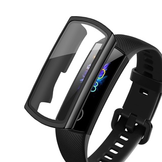 ฟิล์มกระจกนิรภัย เคสป้องกัน สําหรับ Huawei Honor Band 5 4 Smart Wrist Band