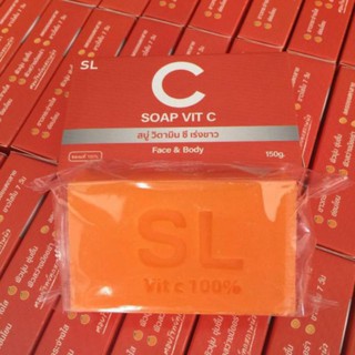 พร้อมส่งค่ะสบู่วิตซี ก้อนใหญ่มาก SL Soap vit c