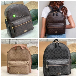 New in! COACH MEDIUM CHARLIE BACKPACK IN SIGNATURE((32200))