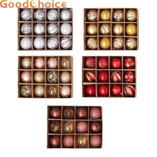 【Good】Christmas Electroplating Light Ball Christmas Tree Decoration Ball Hanging Ball【Ready Stock】