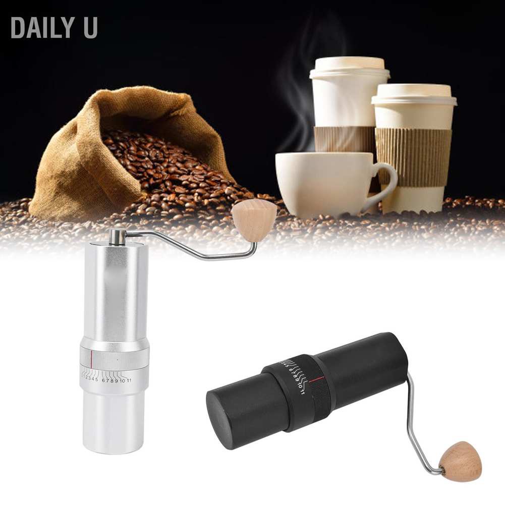 Daily U Coffee Hand Grinder Capacity 30g Portable Manual Burr for