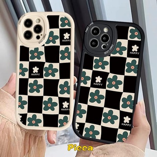 เคสโทรศัพท์มือถือ ลายสก๊อต ดอกไม้ สําหรับ OPPO A12 A57 2022 A96 A95 A55 A76 A16 A15 A15s A3S Reno 5F 7Z 5 7 6 4 4F A94 A16K A1K A53 A33 A36 A31 A9 A5 A54 A5S A7 A92 A74 A16E ซิลิโคนนิ่ม