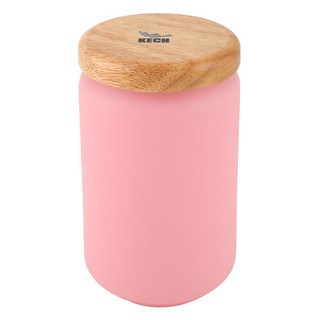 ขวดโหลแก้ว KECH CANDY 0.75ลิตร สีชมพู  GLASS CANISTER KECH CANDY 0.75L PINK