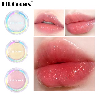 Fit Colors 3 สี สด เจลลี่ ลิปมาส์ก ใส ชิมเมอร์ เปลี่ยนสี ให้ความชุ่มชื้น ลิปเจลลี่ ลิปกลอส