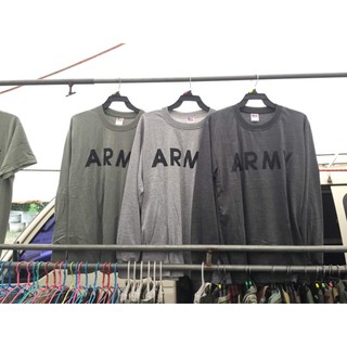 เสื้อยืดแขนยาวARMY(ผ้า cotton)