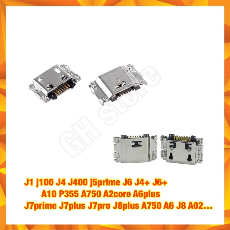 ก้นชาร์จ samsung J1 J4 j5prime J6 J4+ J6+ A10 P355 A750 A2core A6plus  J7prime J7plus J7pro J8plus A