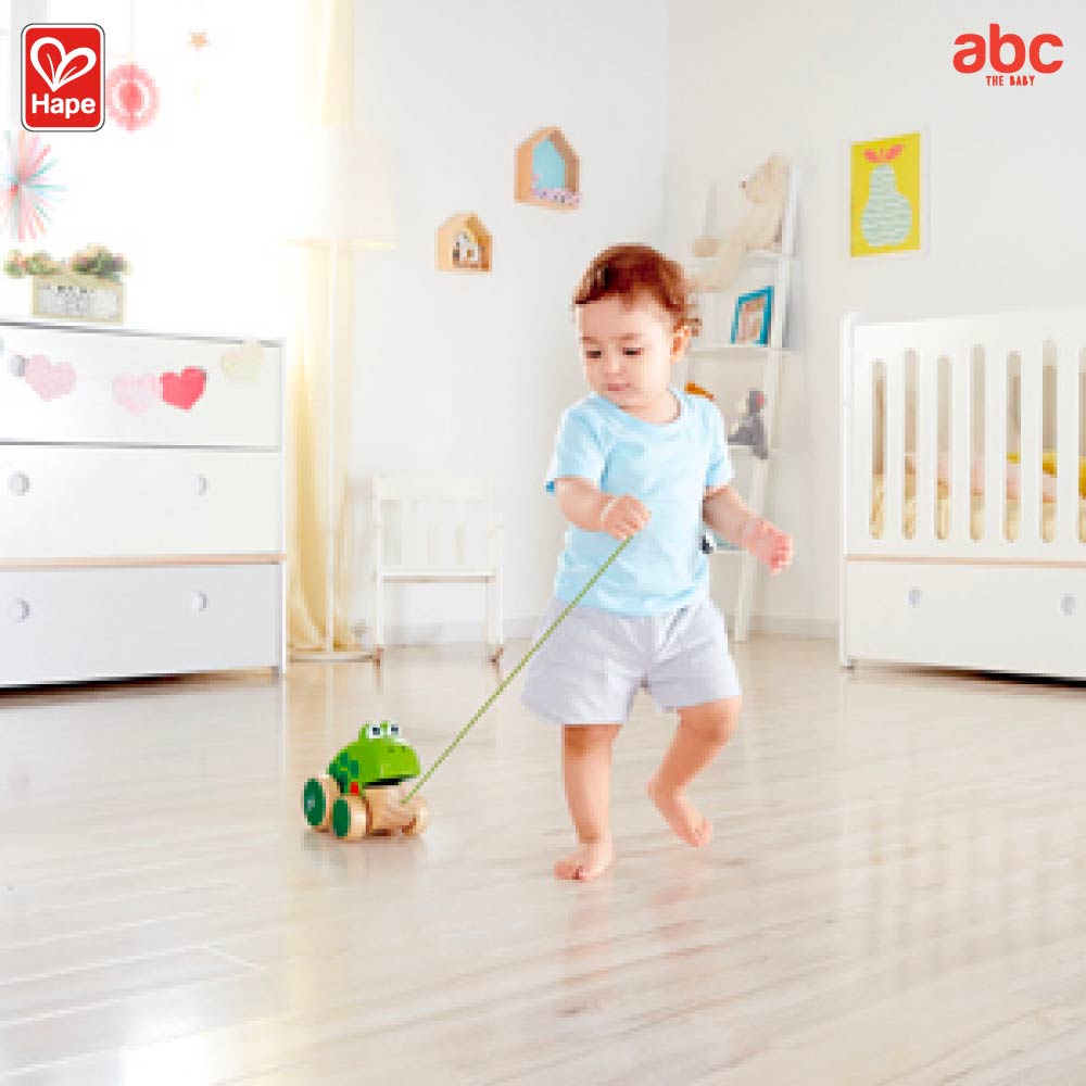 Hape - Frog Pull Along เจ้ากบงับๆ ลากจูง 12M+ รูปที่ 3