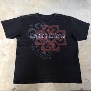 vtg.T-Shirt เสื้อวง BREAKING BENJAMIN 2010 Sz.XL 100% COTTON