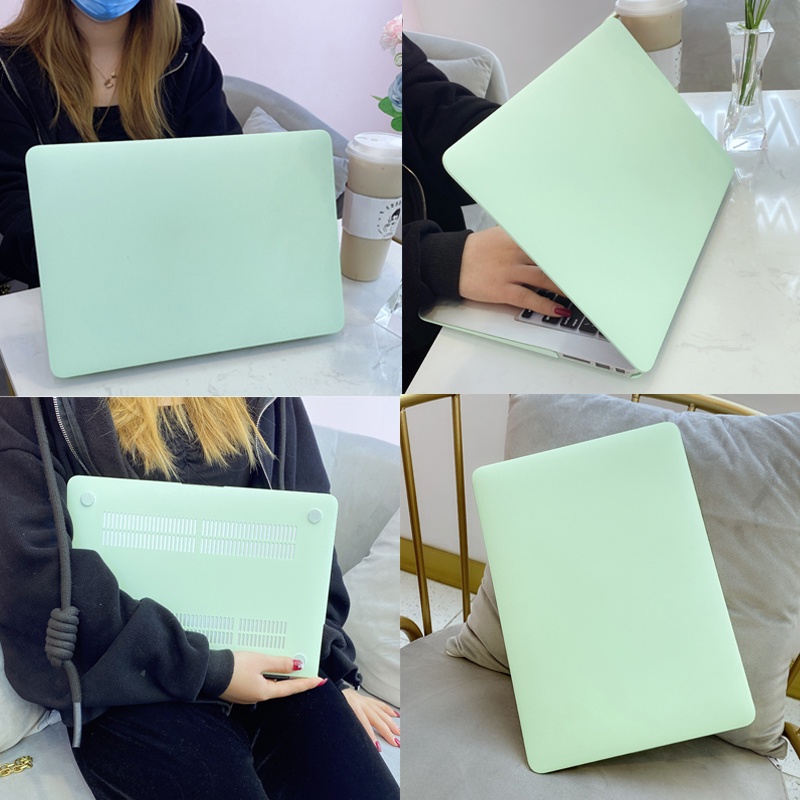 【6 In 1 set】เคสป้องกัน สีครีม สําหรับ macbook Air 13.6 นิ้ว A2681 M2 chip 2020 M1 Air Pro 13 14 16 นิ้ว A2337 A2338 A2442 A2485 2022
