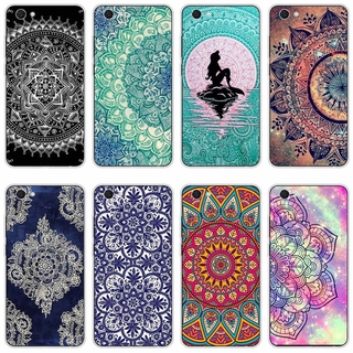 MANDALA เคสโทรศัพท์มือถือ Tpu ลายดอกไม้สําหรับ Vivo Y71 Y81 Z1 Pro Y19 Y15 2020 Y95 Y7I Y8I