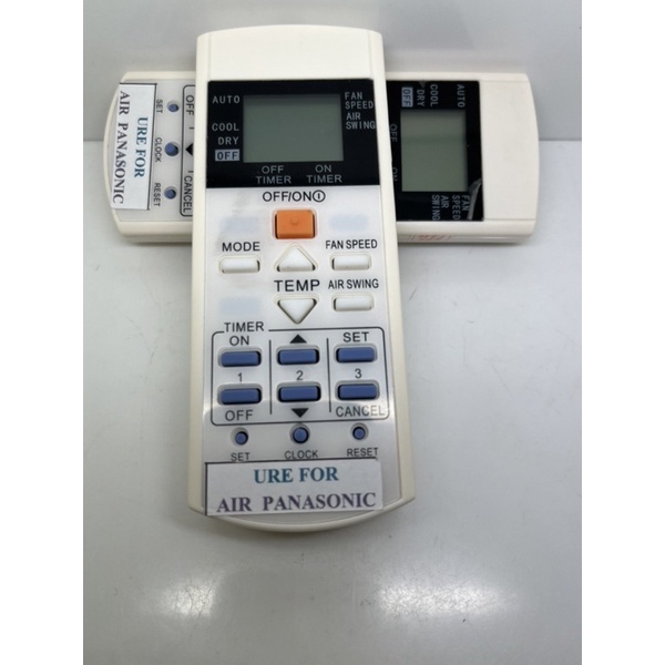 รีโมทแอร์ PANASONIC(มีปุ่มOFF)สินค้ามีพร้อมส่งตลอด ส่งทุกวันรีโมทเดิมหน้าตาแบบนี้ จะใช้แทนกันได้ใส่ถ่านกดได้เลย