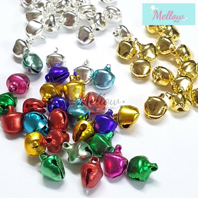 Mellow Shop DIY จี้ กระดิ่งจิ๋ว กระดิ่ง กระพรวนจิ๋ว กระพรวน พรวน 8มิล