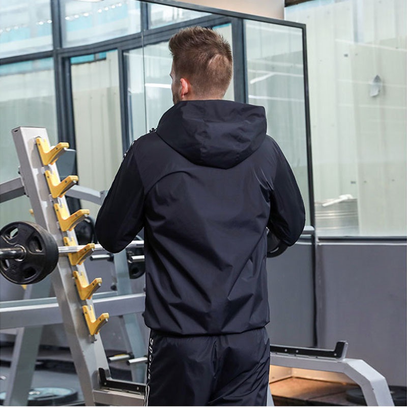 [VSHELL] ชุดซาวน่า M-8XL ชุดเหงื่อสําหรับงานหนักออกกําลังกายออกกําลังกายลดน้ําหนักชุด Anti-Rip Burning Fat Plus - รูปที่ 5