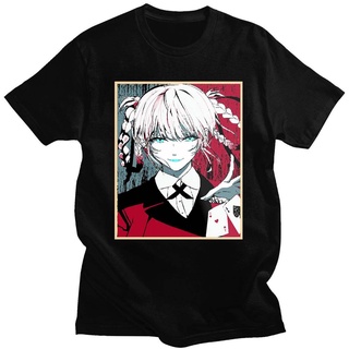 【hot sale】เสื้อยืด พิมพ์ลายกราฟิกการ์ตูนอนิเมะ Tokyo Ghoul Kaneki Ken