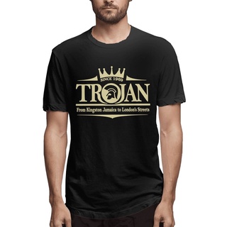 [S-5XL]ขายดี เสื้อท็อป ลาย Trojan Rocksteady Ska Reggae Jamaica Studio One Rude Skin ขนาดใหญ่ ของขวัญวันพ่อ สําหรับผู้ชา