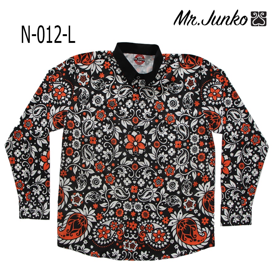 ส่งฟรี เชิ้ตแขนยาว Mr-Junko งานต่อลาย ราคาคุ้มค่าที่สุด N-012-L
