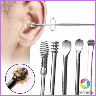 EC. ชุดไม้แคะหู พร้อมกล่องใส่ คุณภาพดี วัสดุสเตนเลส ขนาดสามารถพกพา Ear picking set