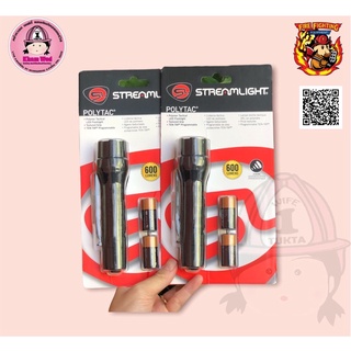 💖คร่ำหวอดเซฟตี้ Streamlight Polytac ไฟฉายTactical ไฟฉายติดหมวก ไฟฉายแทคติคอล