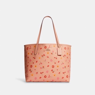 กระเป๋า Coach City Tote With Mystical Floral Print